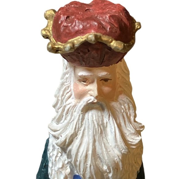 Thin Skinny Santa Figurines Set of 2 - Picture 3 of 11